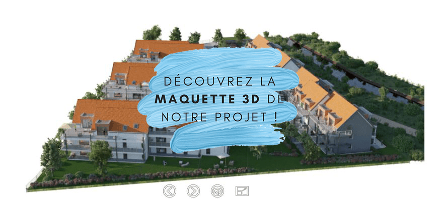 maquette 3D du Domaine du Veilleur